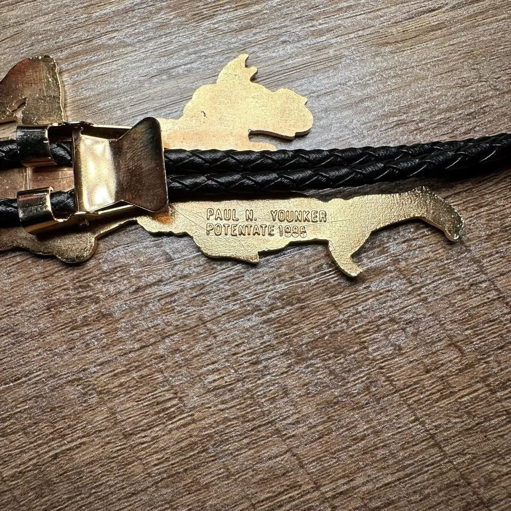 Vintage‎ El Zaribah Phoenix AZ 1986 Paul N Younker Bolo Tie Potentate